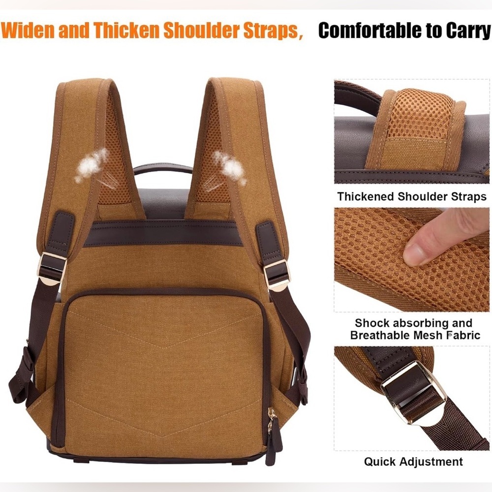 DSLR SLR Tripod Camera Backpack Multiple Storage For A Professional Photographer - Picture 7 of 10